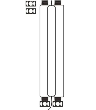 Kit tuyauterie flexible DN16, 1 metre Vaillant 302444