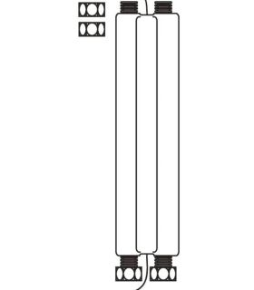 Kit tuyauterie jumele' DN16, 15 metres Vaillant 302416