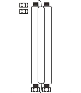 Kit tubazione gemellata DN10, 10 metri Vaillant 302359