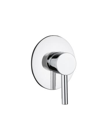 External part built in shower-bathtub mixer round Bellosta Bambu'