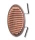 Tecnosystemi 11160480 round copper grille, 150, spring fixing