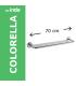 Shelf with ledge made of glass, Inda collection Colorella