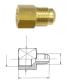 Joint réduit Wigam UR3-108 5/8 '' M pour 1/2 '' F