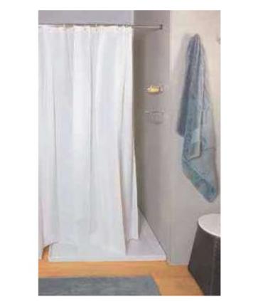 Koh-i-noor rideau de douche CANVASS tissu blanc 180X200