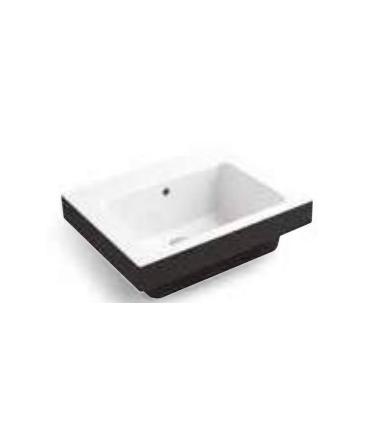 Colavene Alaqua two-tone one-hole wall-mounted washbasin