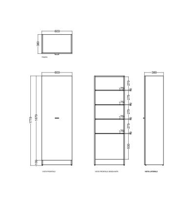 Mobile a colonna per bagno Colavene CA1401