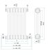 RADIAT.TESI 665/2 EL.40 BLANC