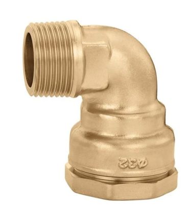 Raccordement courbe 1/2'' male DECA Caleffi, pour tuyaux polyethylene