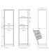 Floor column Colavene Domestica dx 2 doors and basket