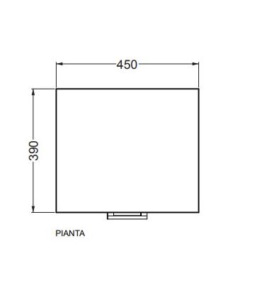 Floor column Colavene Domestica dx 2 doors and drawer