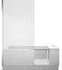 Bathtub with door and box Duravit 700403 left