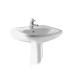 SemiColumn Washbasin, ceramic Dolomite collection Donatell