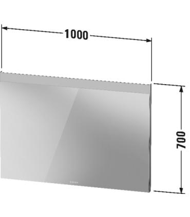 Miroir Duravit version améliorée avec éclairage