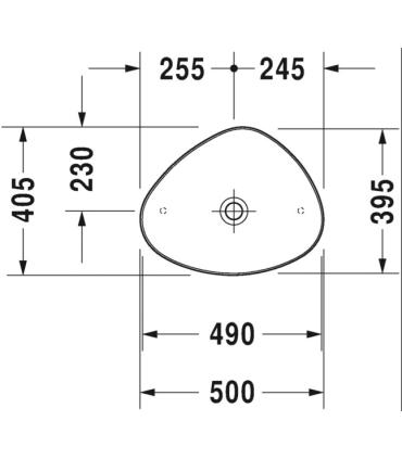 Lavabo da appoggio Duravit Cape Code 233950