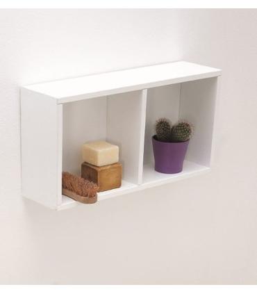 Pensile Colavene Cubo 30x16 h 60 laccato bianco