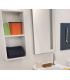 Wall unit Colavene Cubo 30x16 h 60 white lacquered