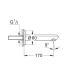 Spout for bathtub Grohe collection eurodisc cosmopolitan