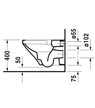 Duravit Durastyle - suspended toilet and bidet