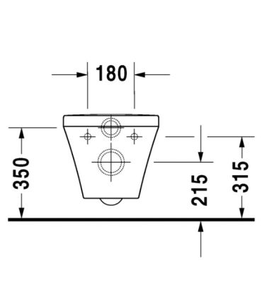 Duravit Durastyle - suspended toilet and bidet