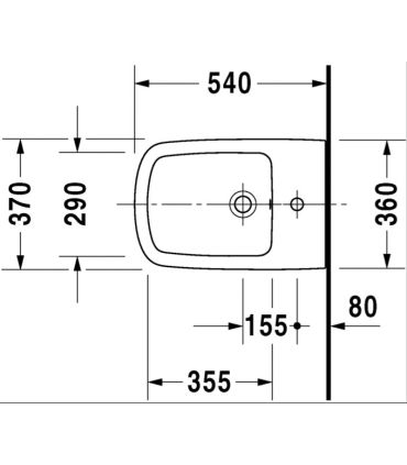 Duravit Durastyle - suspended toilet and bidet