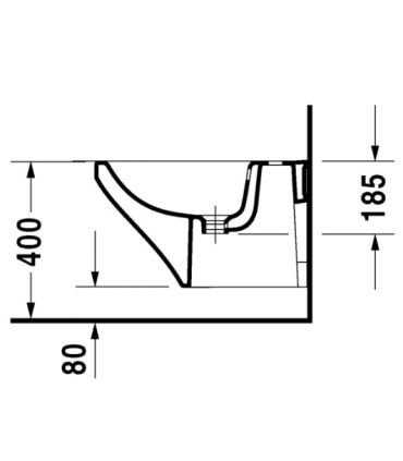 Duravit Durastyle - suspended toilet and bidet