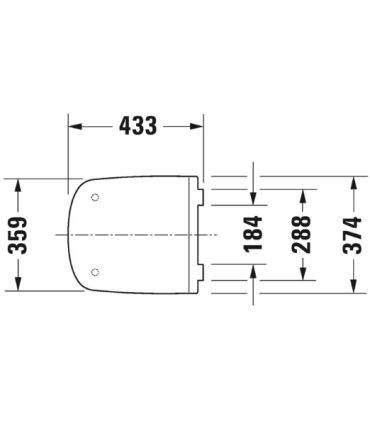 Duravit Durastyle - suspended toilet and bidet