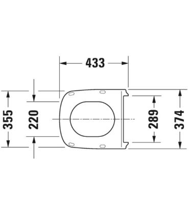 Duravit Durastyle - suspended toilet and bidet