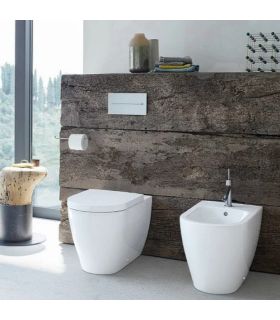 Duravit ME by Starck - wc e bidet a pavimento filo parete