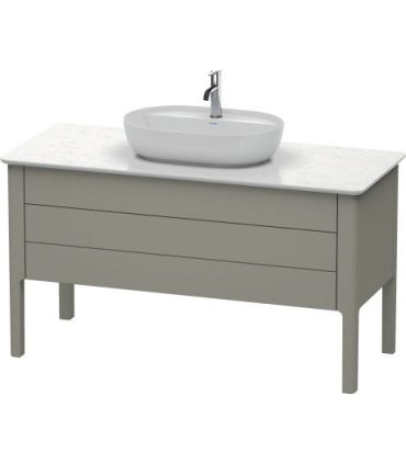 Base lavabo sur le sol, Duravit collection Luv 2 tiroirs