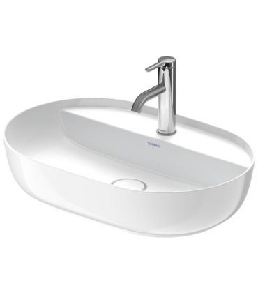 Lavabo sur pied Duravit collection Luv monotrou