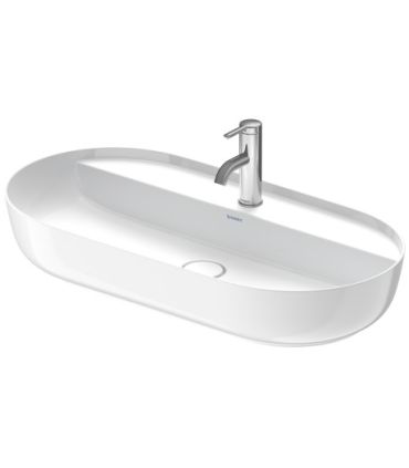 Lavabo sur pied Duravit collection Luv monotrou