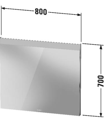 Miroir Duravit version améliorée avec éclairage