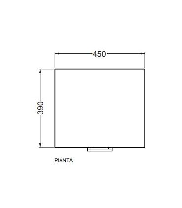 Floor column Colavene Domestica left 2 doors and drawer