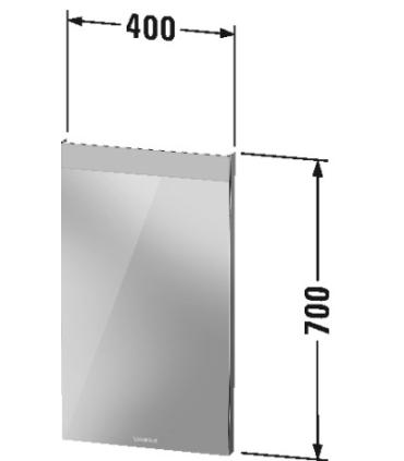 Miroir avec éclairage Duravit, Bonne version