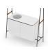 Colavene Altalena washbasin cabinet for right bathtub