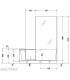 Bathtub with door and box Duravit 700455 right for niche