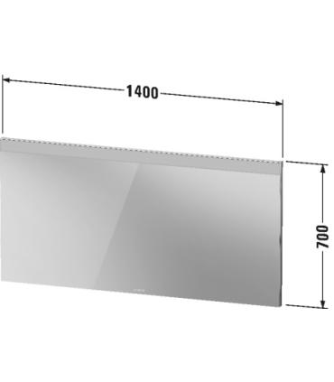 Miroir Duravit version améliorée avec éclairage