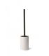 Toilet brush holder, Lineabeta, collection Baston, model 5024, ceramic e silicone