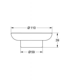 Soap holder Grohe collection Essentials