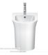 Wc e bidet a pavimento filo parete Duravit White Tulip