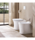 Wc e bidet a pavimento filo parete Duravit White Tulip