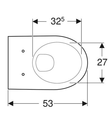 Geberit wall hung toilet Selnova series