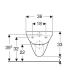 Geberit wall hung toilet Selnova series