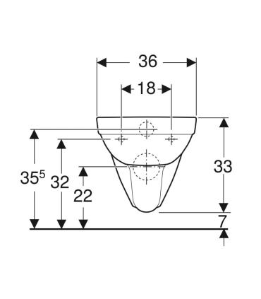 Geberit wall hung toilet Selnova series
