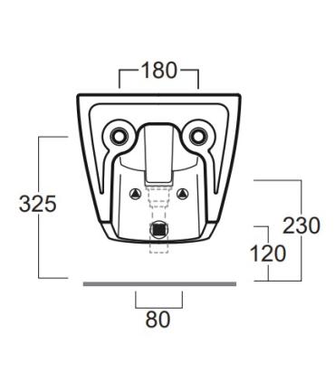 Bidet sospeso XS compatto Simas Vignoni VI29