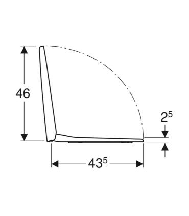 Geberit toilet seat for Selnova collection