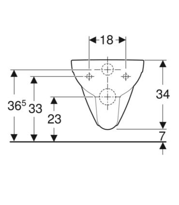 Geberit Selnova compact rimless wall hung toilet