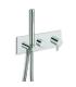 Cristina built-in shower mixer taps Tricolore TV602