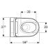 Wc bidet multifunzione sospeso Geberit Aquaclean Sela