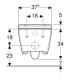 WC bidet suspendu Geberit Aquaclean Sela